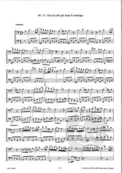 12 petits airs varies en duo 2 von François Devienne 