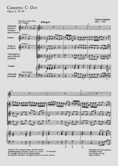 Concerto in C-Dur op. 6 (Johann Valentin Rathgeber) 