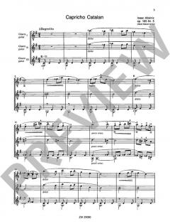 Aus España op. 165/2, 5, 6 von Isaac Albéniz (Download) 