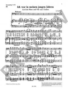 Ich war in meinen jungen Jahren (Undine) von Albert Lortzing (Download) 
