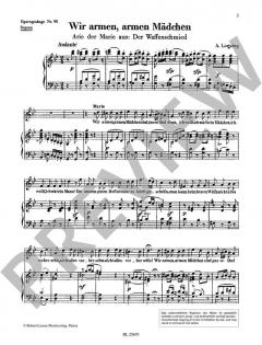 Wir armen, armen Mädchen (Waffenschmied) von Albert Lortzing (Download) 