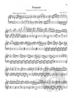 5 leichte Klaviersonaten von Ludwig van Beethoven im Alle Noten Shop kaufen