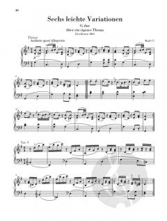 3 Variationenwerke WoO 64, 70, 77 von Ludwig van Beethoven 