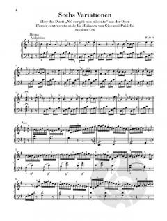 3 Variationenwerke WoO 64, 70, 77 von Ludwig van Beethoven 
