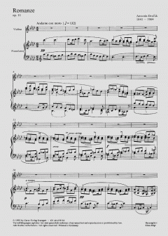 Romanze von Antonín Dvorák 