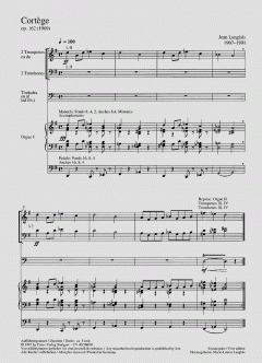 Cortege op. 162 (Jean Langlais) 