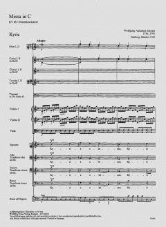 Missa in C-Dur KV66 (W.A. Mozart) 