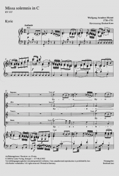 Missa solemnis in C-Dur KV337 (Download) 