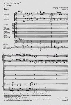 Missa brevis in F-Dur KV192 (W.A. Mozart) 