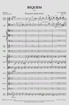Requiem KV626 von Wolfgang Amadeus Mozart 