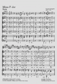 Missa declina a malo in F-Dur op. 1 (Johann Valentin Rathgeber) 