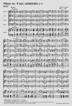 Messe brève no. 6 aux cathédrales (Charles Gounod) 