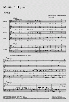 Missa in D-Dur (Johann Georg Albrechtsberger) 