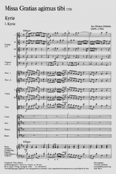 Missa Gratias agimus tibi ZWV13 (Download) 