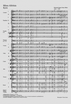 Missa Alleluja à 26 in concerto von Heinrich Ignaz Franz Biber 
