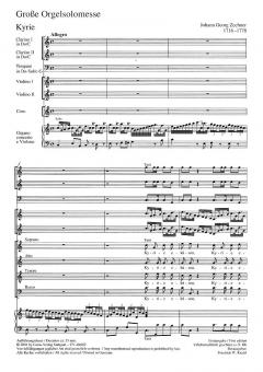 Große Orgelsolomesse in C-Dur (Johann Georg Zechner) 