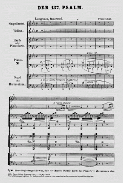 Der 137. Psalm S17 (Franz Liszt) 