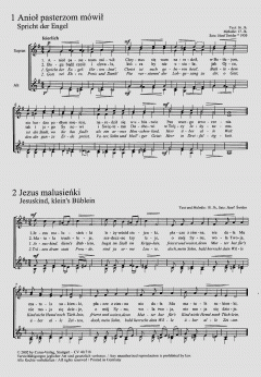 Zwölf polnische Weihnachtslieder (Józef Swider) 