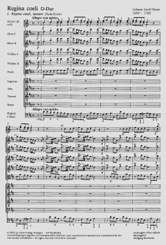 Regina coeli in D-Dur (Johann Adolf Hasse) 