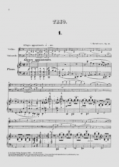 Klaviertrio Nr. 1 in d-Moll op. 34 (Joseph Gabriel Rheinberger) 