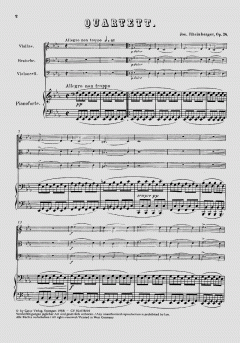 Klavierquartett in Es-Dur op. 38 (Joseph Gabriel Rheinberger) 