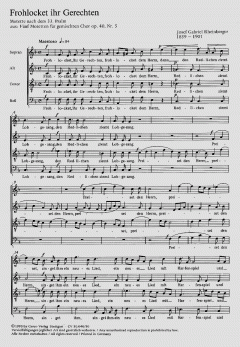 Frohlocket, ihr Gerechten (Joseph Gabriel Rheinberger) 