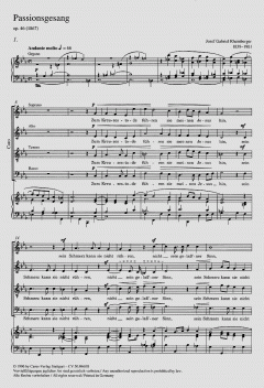 Passionsgesang op. 46 (Joseph Gabriel Rheinberger) 
