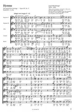 Morgenlied; Hymne (Joseph Gabriel Rheinberger) 