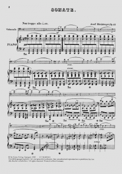 Cellosonate in C-Dur op. 92 von Joseph Gabriel Rheinberger im Alle Noten Shop kaufen