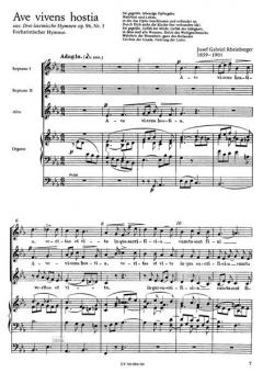 Adoramus te; Ave vivens hostia (Joseph Gabriel Rheinberger) 