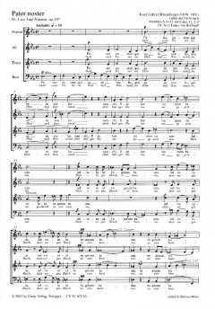 Pater noster (Gott und Vater) Version 1 (Joseph Gabriel Rheinberger) 