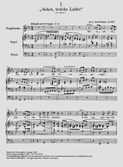 6 religiöse Gesänge op. 157 von Joseph Gabriel Rheinberger 