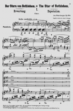 Der Stern von Bethlehem op. 164 (Joseph Gabriel Rheinberger) 