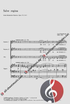 Salve Regina op. 171,3 von Josef Gabriel Rheinberger (Download) 