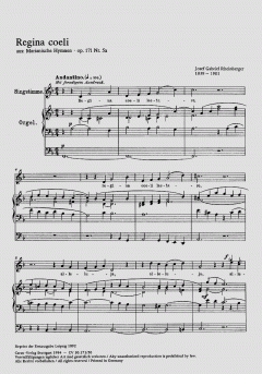 Ave maris stella op. 171 no. 4a von Joseph Gabriel Rheinberger 