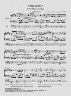 Miscellaneen. Zwölf Orgelvorträge von Joseph Gabriel Rheinberger im Alle Noten Shop kaufen (Partitur)