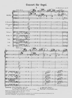 Orgelkonzert Nr. 2 in g-Moll op. 177 von Joseph Gabriel Rheinberger 