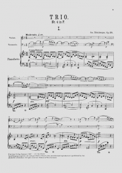 Klaviertrio Nr. 4 in F-Dur op. 191 (Joseph Gabriel Rheinberger) 