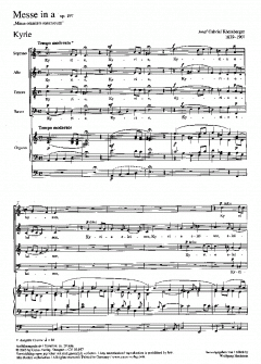 Messe in a-Moll op. 197 (Joseph Gabriel Rheinberger) 