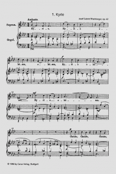 Messen Bd. 1 (GA Bd. 1) (Joseph Gabriel Rheinberger) 