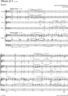 Messen für gemischten Chor II (mit Orgel) (Joseph Gabriel Rheinberger) 