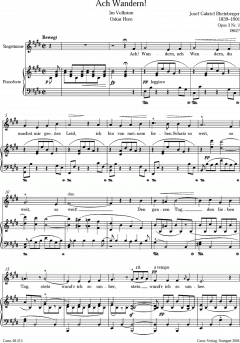 Lieder für Singstimme und Klavier (Gesamtausgabe Band 15) (Download) 