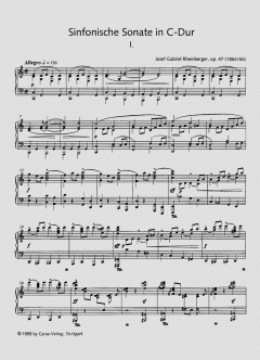 Klavierwerke zu 2 Händen 1 (Gesamtausgabe Band 34) von Joseph Gabriel Rheinberger im Alle Noten Shop kaufen (Partitur)