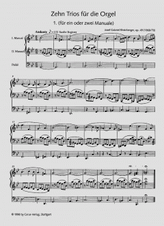 Kleinere Orgelwerke (Gesamtausgabe, Bd. 40) von Joseph Gabriel Rheinberger im Alle Noten Shop kaufen (Partitur)