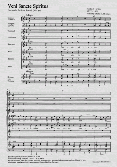 Veni Sancte Spiritus MH39 (Johann Michael Haydn) 