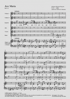 Ave Maria MH72 (Johann Michael Haydn) 