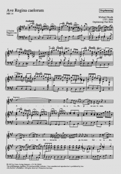 Ave Regina in A-Dur MH14 (Johann Michael Haydn) 