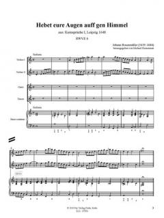 Hebet eure Augen auff gen Himmel von Johann Rosenmüller 