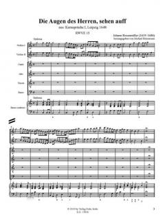 Die Augen des Herren, sehen auff von Johann Rosenmüller 