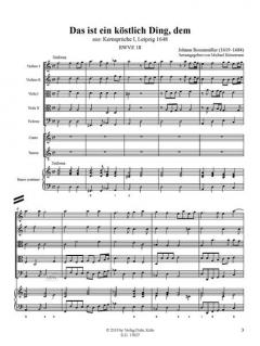 Das ist ein köstlich Ding, dem von Johann Rosenmüller 